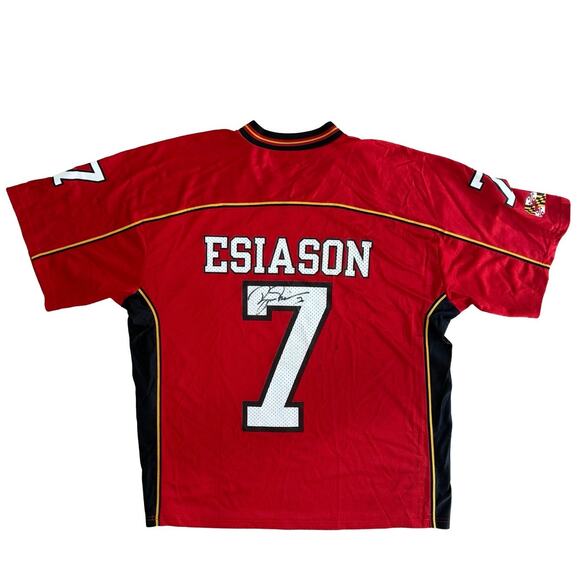 Boomer Esiason Signed Maryland Terrapins Terps Football Jersey - XL - Picture 2 of 6
